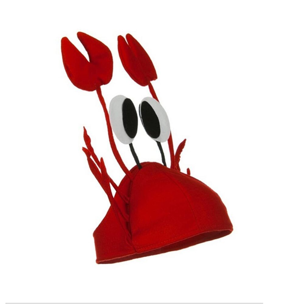 9624 Novelty Party Hats Funny Costume Hats Crab Hat & Crayfish 2 Pack Set - Picture 3 of 6